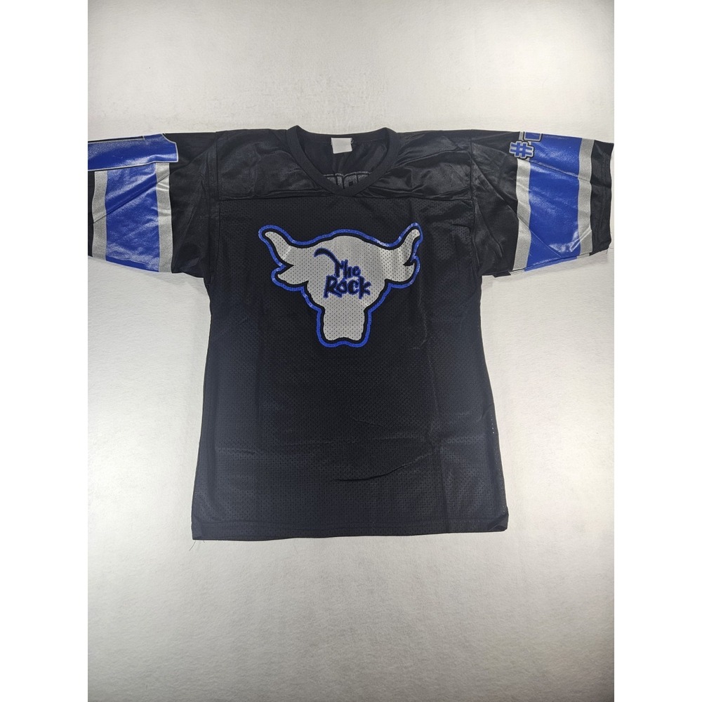 Vintage‎ WWF The Rock Electrifying Graphic Football Style Jersey USA